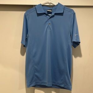 Nike Golf light blue polo shirt